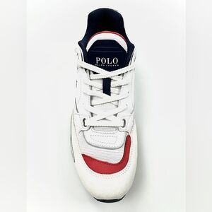 Polo by Ralph Lauren, 10, White and Red Sneakers